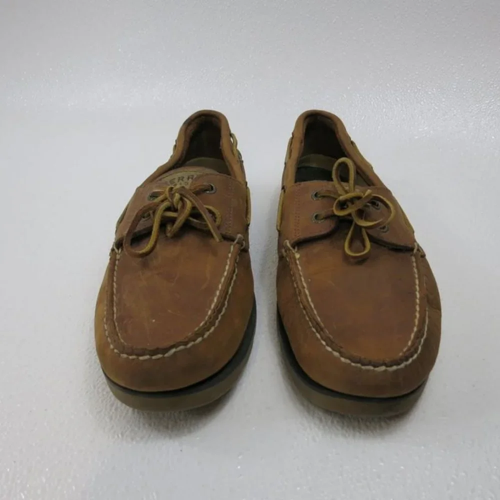 Sperry Top-Sider Nubuck Leather Boat Deck Shoes Men's Footwear Shoes Sz 12 M